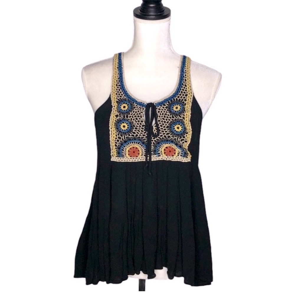 🌼ALTAR'D STATE • Crochet Boho Babydoll Tank